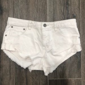 Free People distressed shorts